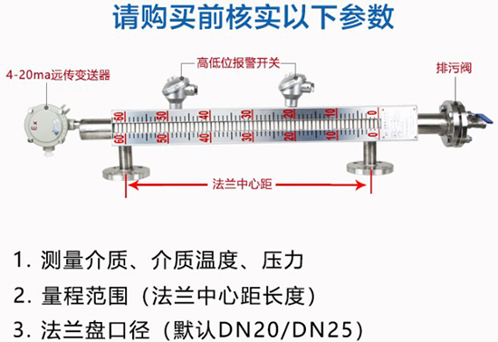 高壓磁翻板液位計(jì)結(jié)構(gòu)分析圖